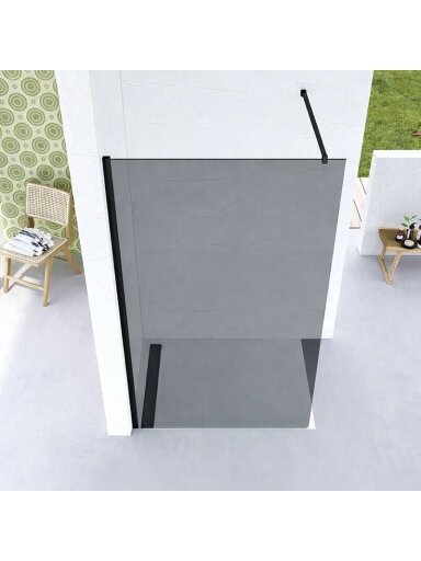 Dušo sienelė AQUABATOS Walk-in T8 120, black