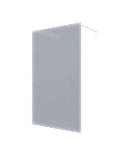 Dušo sienelė RAVENA W-130 white, su dviem laikikliais Dušo sienelė RAVENA W-130 white, su dviem laikikliais