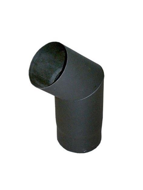 Dūmtraukio alkūnė ABX, 150 mm, 1.5 mm, 45° Dūmtraukio alkūnė ABX, 150 mm, 1.5 mm, 45°