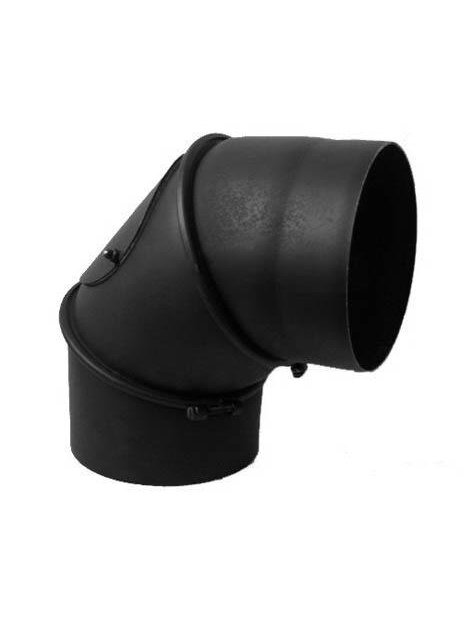 Dūmtraukio alkūnė WADEX, 180 mm, 2 mm, 45 / 90°
