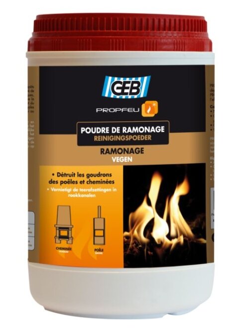 Dūmtraukių valymo milteliai Propfeu poudre de ramonage ,900g(821401)
