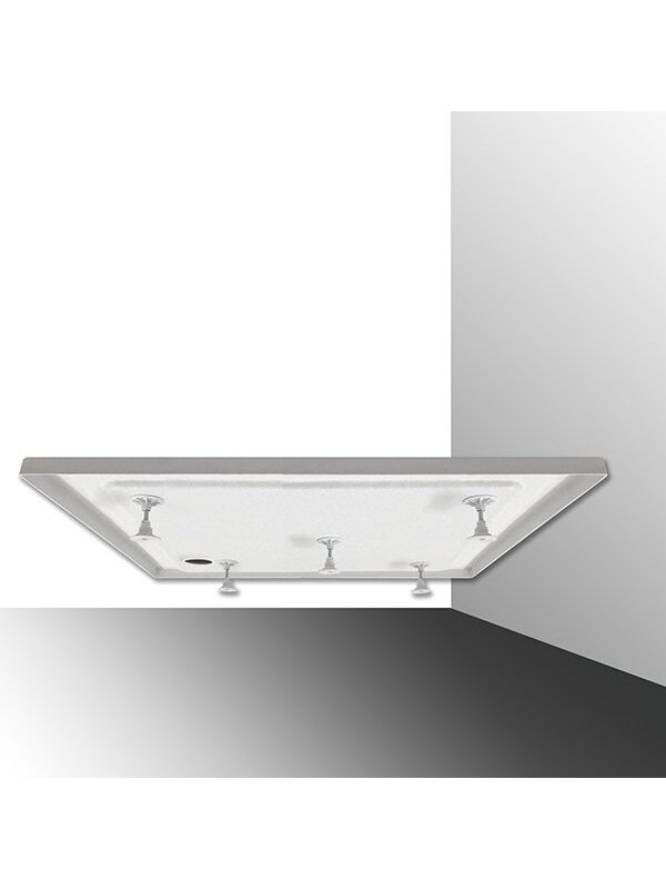Dušo padėklas FLAT ROUND 800x800 mm, baltas 3