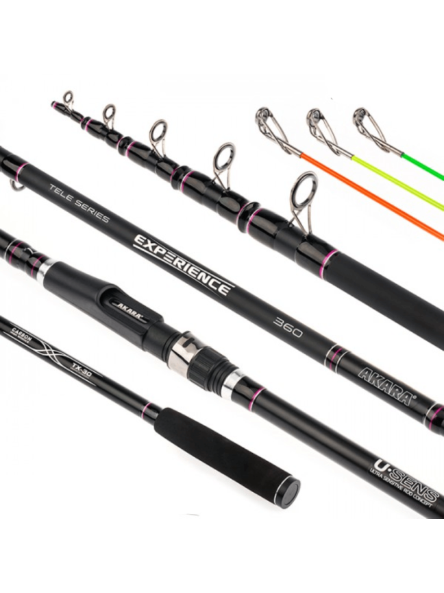 Dugninė meškerė AKARA Experience Tele Feeder TX-30 Testas 120g. Ilgis 390cm Dugninė meškerė AKARA Experience Tele Feeder TX-30 Testas 120g. Ilgis 390cm