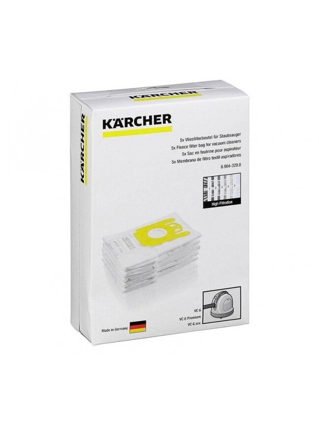 Dulkių siurblio maišeliai Karcher 6.904-329.0, 5 vnt