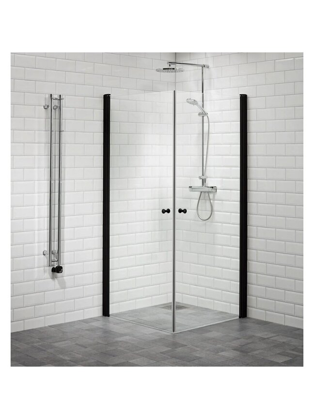 Dušo kabina ALTERNA Lusso Black 80x80 1