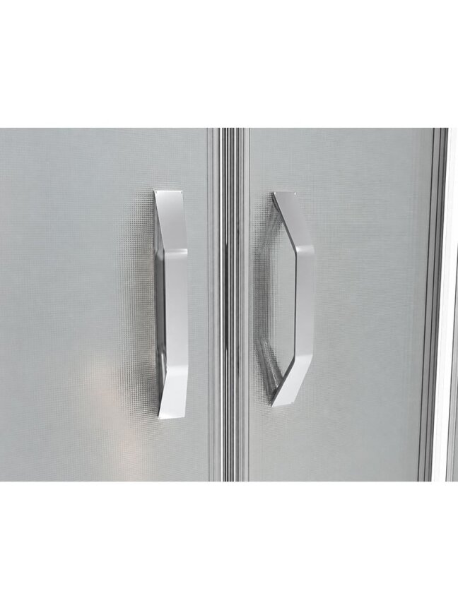 Dušo kabina TIVOLI 90x90 chrome, matinis stiklas 2 Dušo kabina TIVOLI 90x90 chrome, matinis stiklas 2