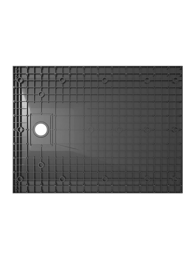 Dušo kabinos padas AQUABATOS DWQ 100x80, juodas 8 Dušo kabinos padas AQUABATOS DWQ 100x80, juodas 8