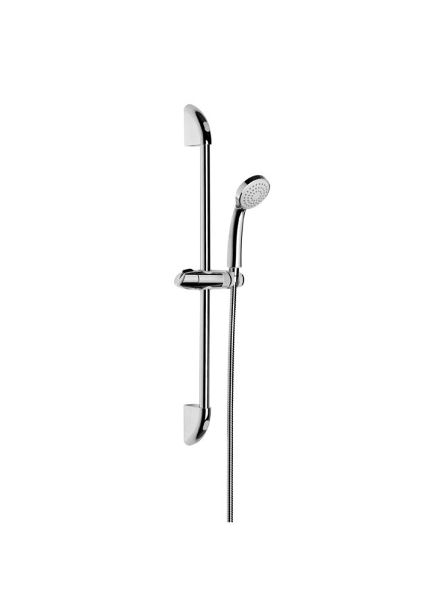 Dušo komplektas RIO L60 cm (rankinis dušas, dušo žarna, stovas), chromas Dušo komplektas RIO L60 cm (rankinis dušas, dušo žarna, stovas), chromas
