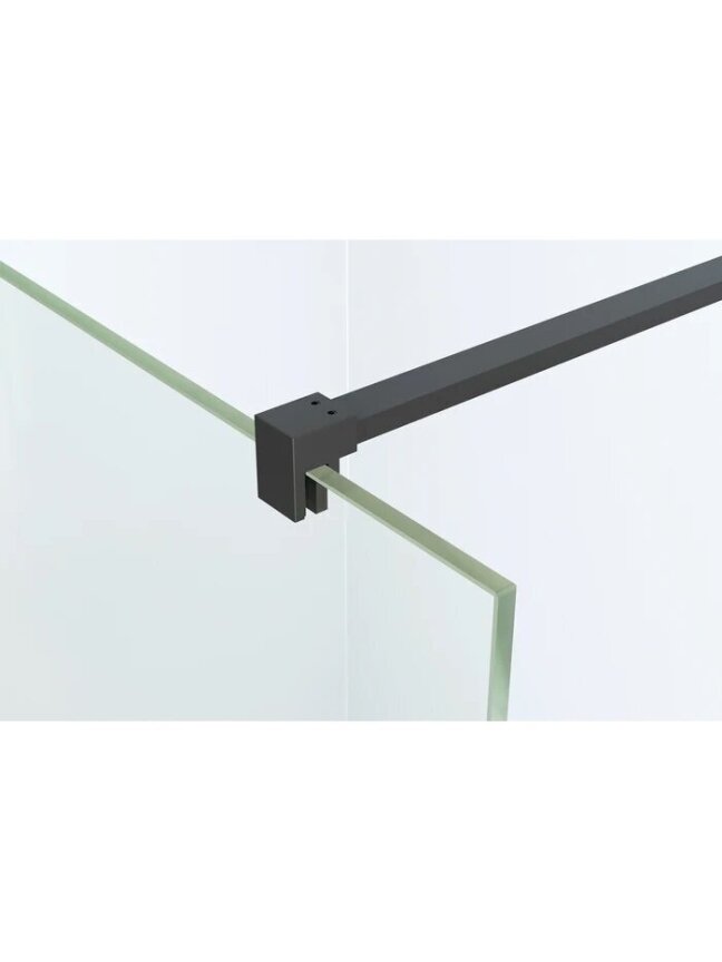 Dušo sienelė AQUABATOS Gwalas C8 110, black 2 Dušo sienelė AQUABATOS Gwalas C8 110, black 2