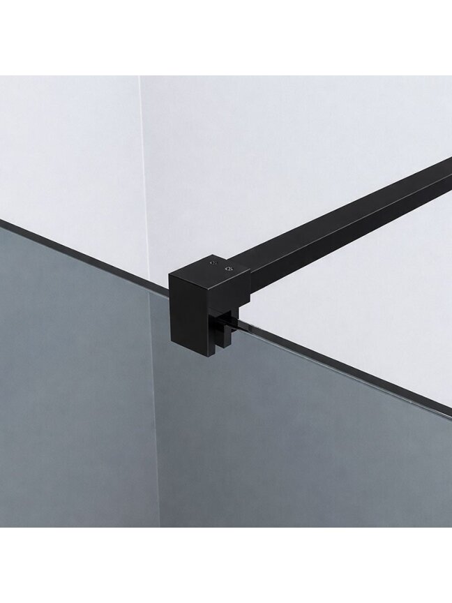 Dušo sienelė AQUABATOS Walk-in T8 120, black 4 Dušo sienelė AQUABATOS Walk-in T8 120, black 4