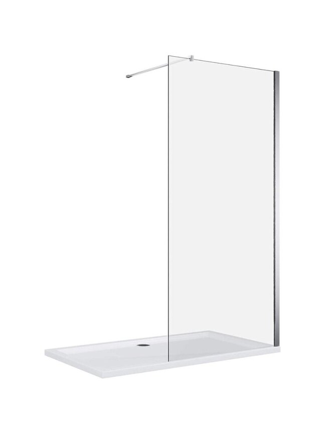 Dušo sienelė AQUALUX Walk-in 800, chrome 3 Dušo sienelė AQUALUX Walk-in 800, chrome 3