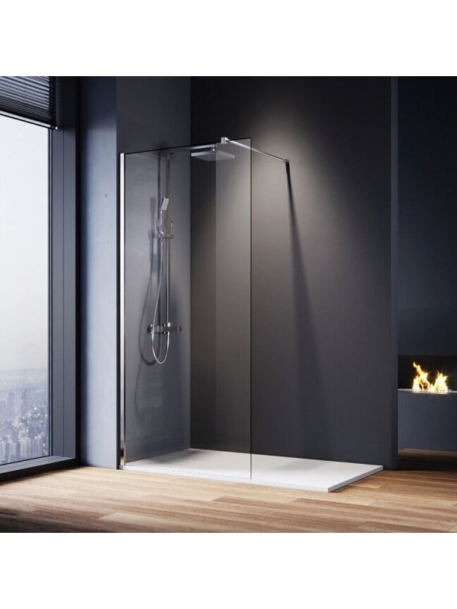 Dušo sienelė AQUALUX Walk-in 800, chrome 6