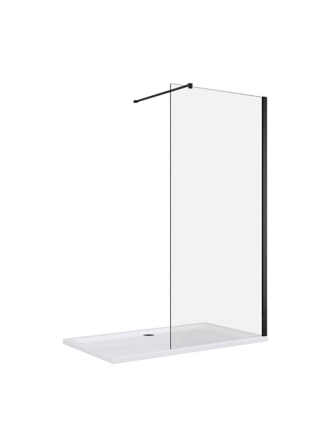 Dušo sienelė CLEAN 120x200 black 1 Dušo sienelė CLEAN 120x200 black 1