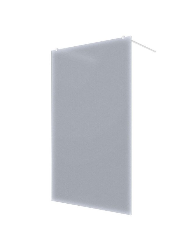 Dušo sienelė RAVENA W-130 white, su dviem laikikliais Dušo sienelė RAVENA W-130 white, su dviem laikikliais