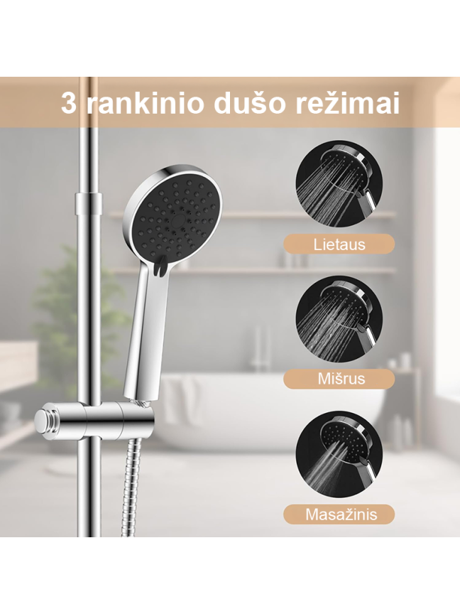 Dušo sistema HIBBENT 5405 4 Dušo sistema HIBBENT 5405 4