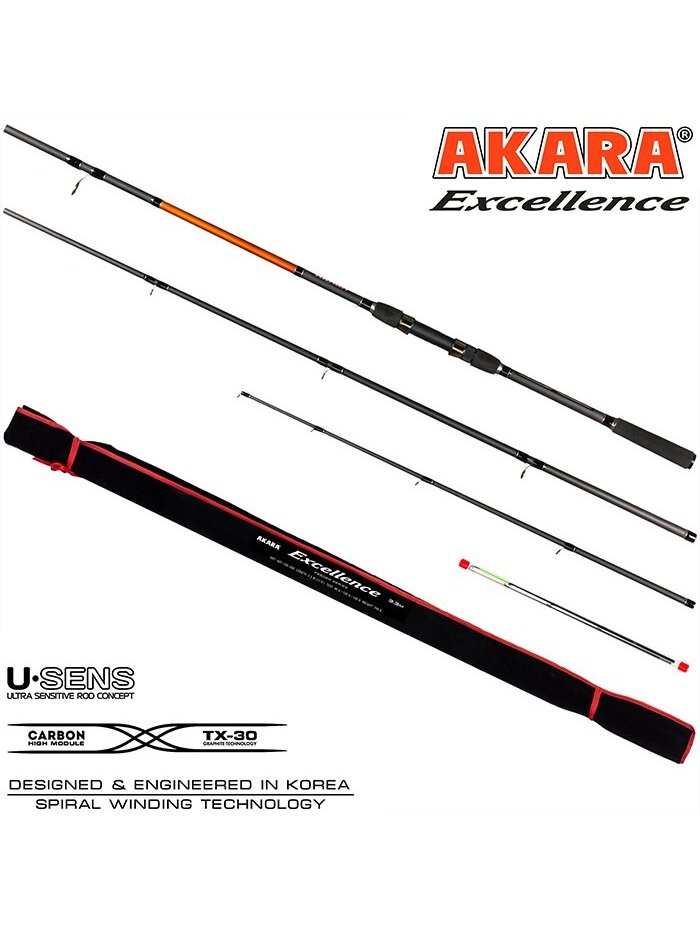 Dugninė meškerė AKARA Excellence Feeder TX-30, Ilgis 3.30m, Testas 90-120-150g 1