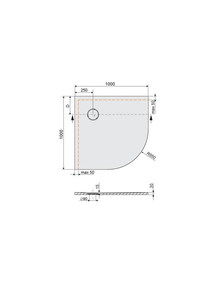 Dušo kabinos padas SANPLAST BP-M/ Structure 100x100 1 Dušo kabinos padas SANPLAST BP-M/ Structure 100x100 1