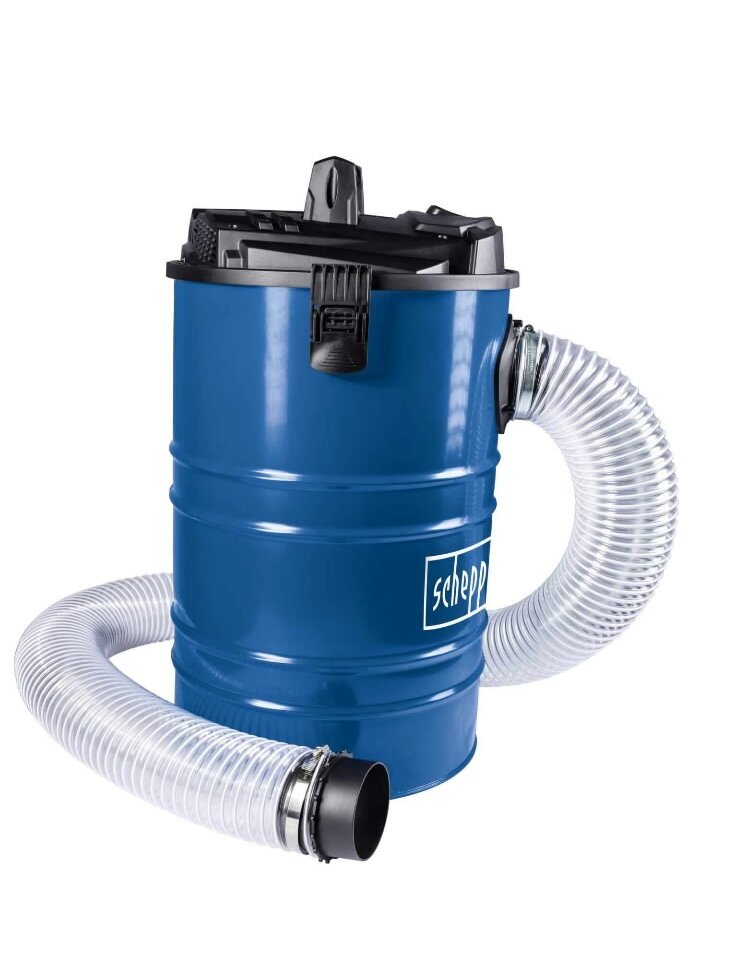 Dulkių siurbimo įrenginys DC100 + adapteriai 4 vnt., Scheppach 15 Dulkių siurbimo įrenginys DC100 + adapteriai 4 vnt., Scheppach 15