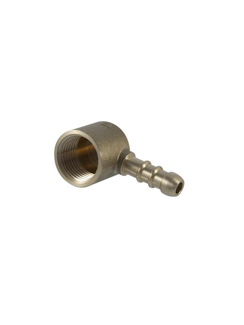 Dujinių žarnų alkūnė, 3/8 IN x 10 mm, vidin. srieg.