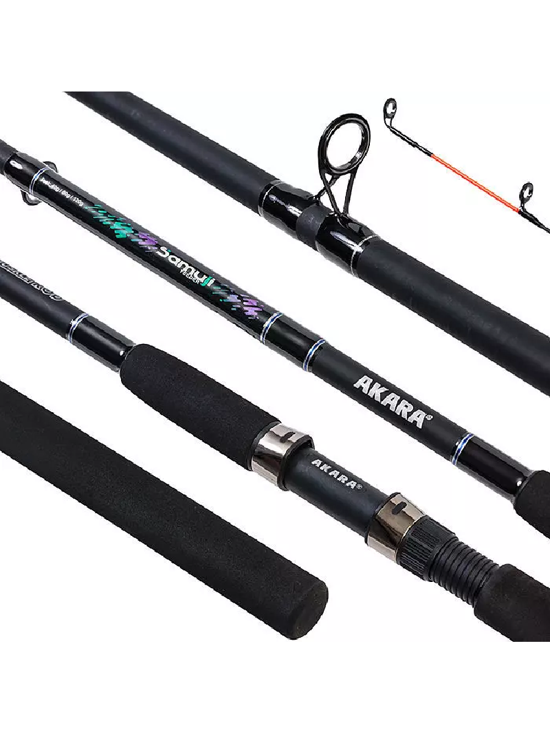 Dugninė Meškerė AKARA Samuji Feeder ASF 3 dalių, Ilgis 3,9 m, Testas 40-80-120 g. 1