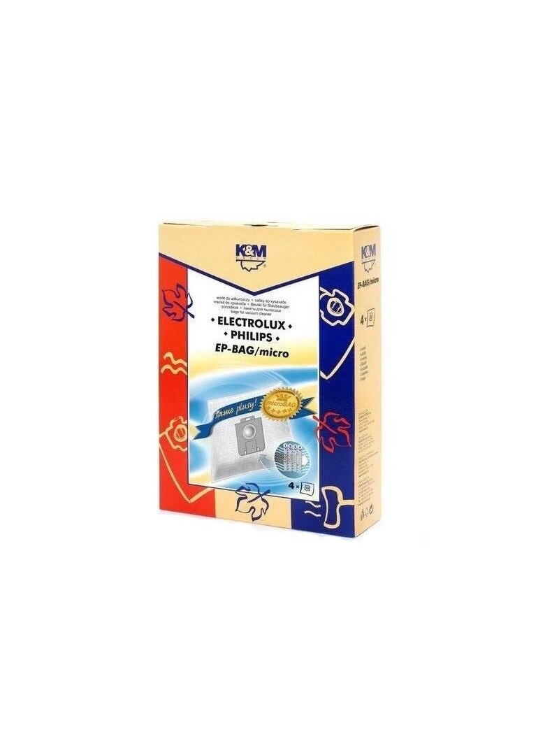 Dulkių siurblio maišeliai K&M EP-BAG Mikro, 4 vnt