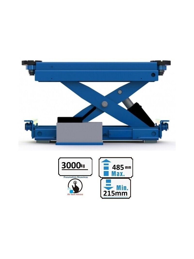 ⬡ Duobinis keltuvas 3T Pneumatinis Puli (PLX30TQ) ⬡ Duobinis keltuvas 3T Pneumatinis Puli (PLX30TQ)