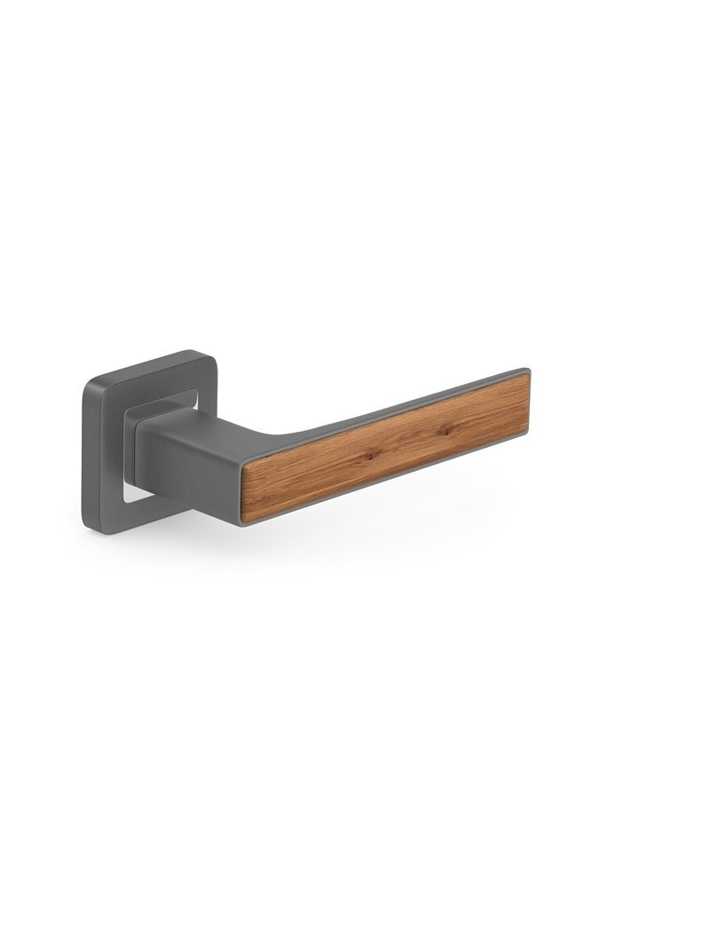 Durų rankena, vidaus Metal-Bud Graphite DECO, pilka