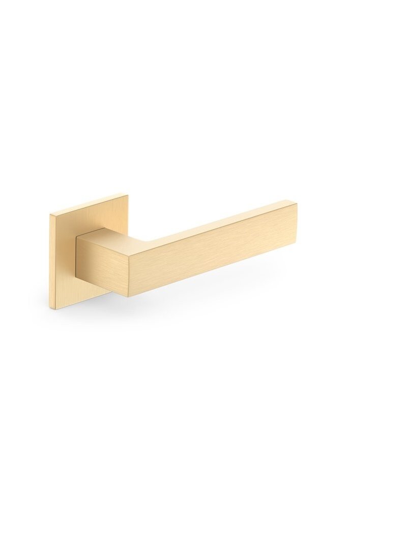 Durų rankena, vidaus Q Slim Brushed Gold CUBE Q SLIM, aukso
