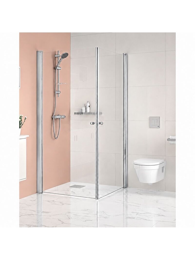 Dušo kabina NAPOLI chrome DD 90x90 Dušo kabina NAPOLI chrome DD 90x90