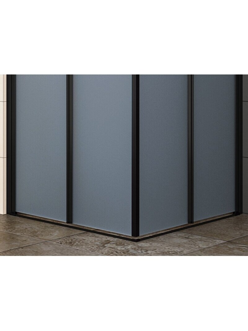Dušo kabina RAVENA black DD 80x80 7