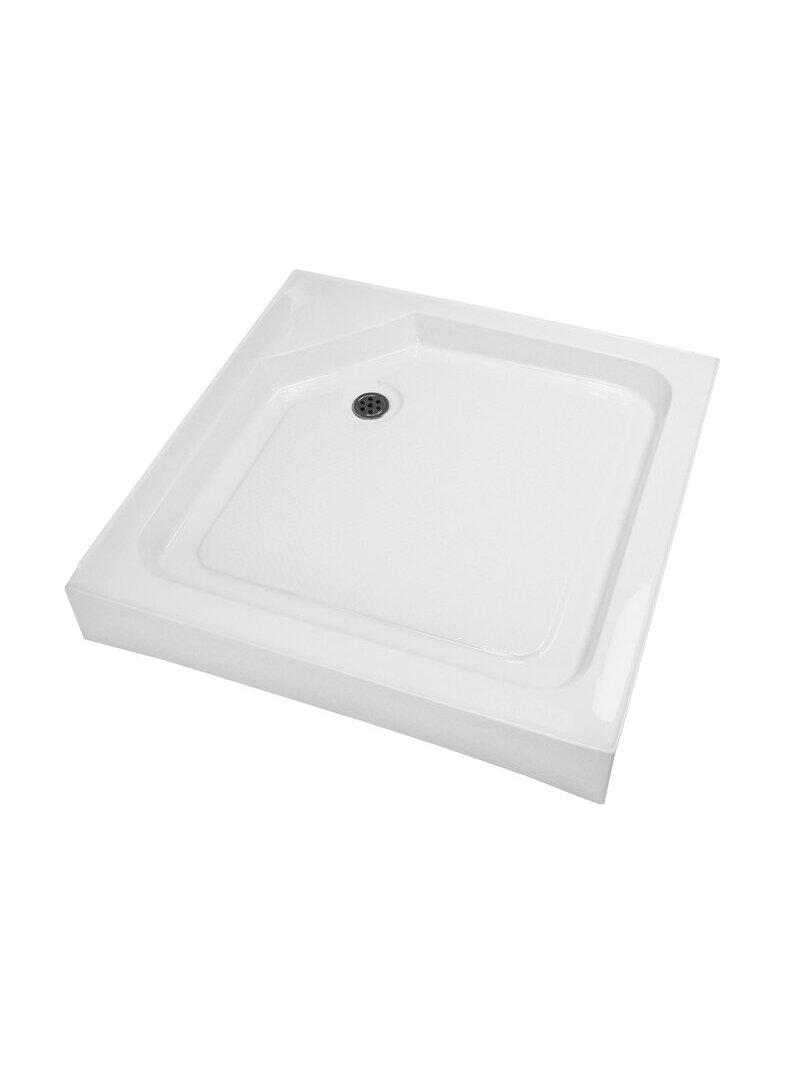 Dušo kabinos padas OCEAN 80x80, baltas kvadratinis