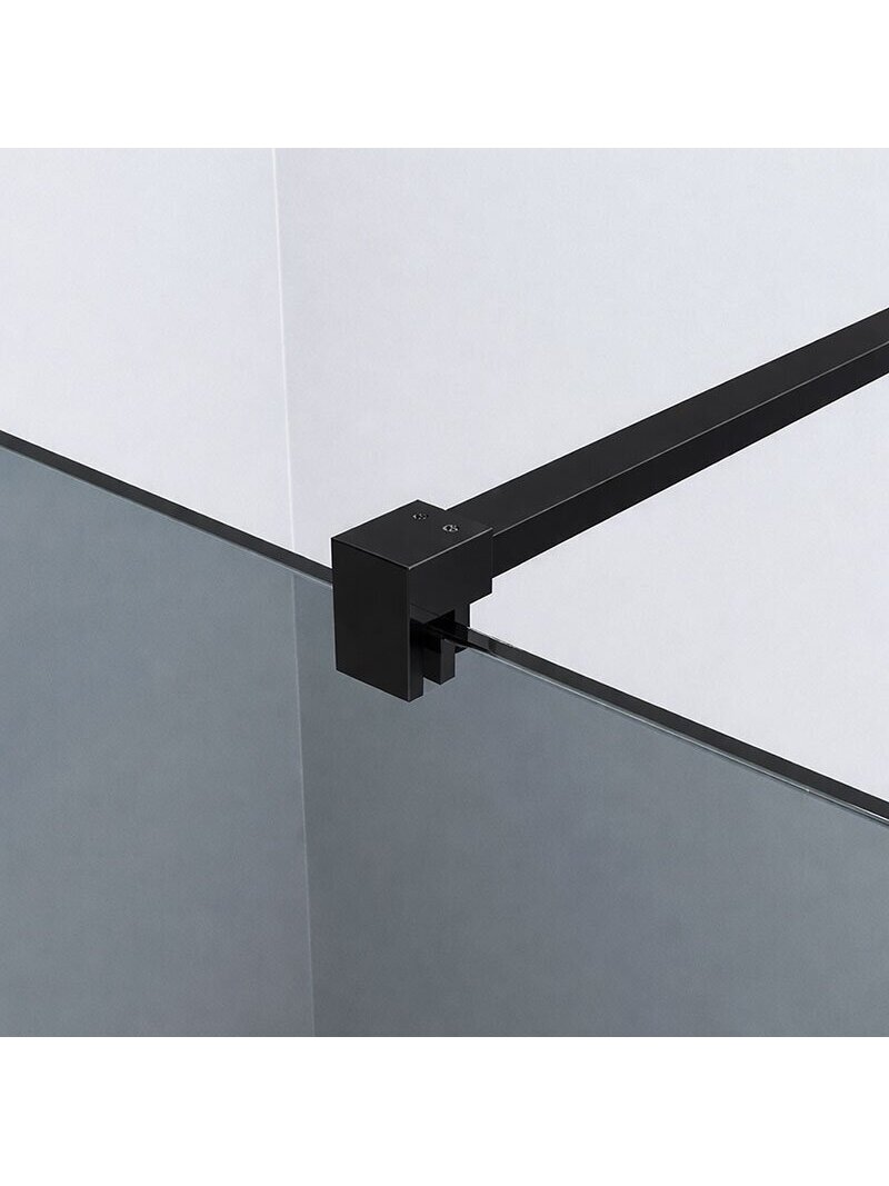 Dušo sienelė AQUABATOS Walk-in T8 100, black 4 Dušo sienelė AQUABATOS Walk-in T8 100, black 4