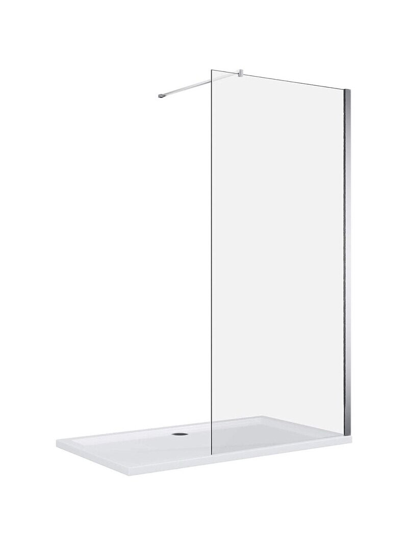Dušo sienelė AQUALUX Walk-in 850, chrome 3 Dušo sienelė AQUALUX Walk-in 850, chrome 3