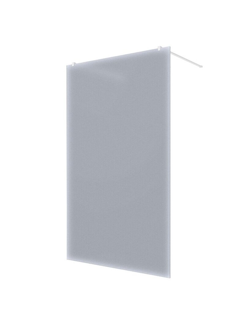 Dušo sienelė RAVENA W-130 white, su dviem laikikliais Dušo sienelė RAVENA W-130 white, su dviem laikikliais