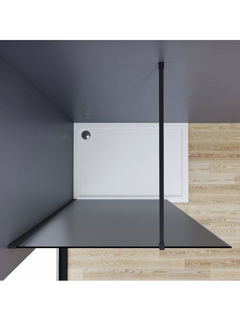 Dušo sienelė RAVENA W-140 black 2