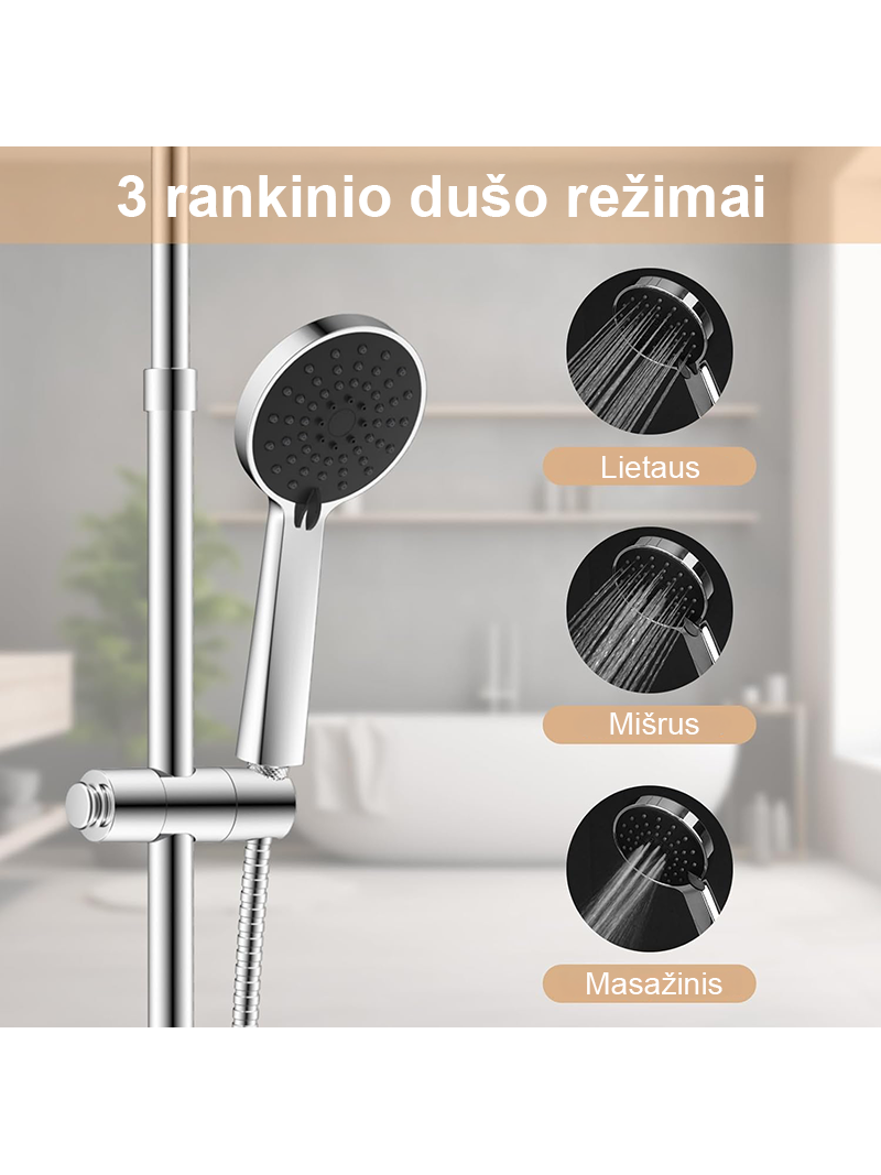 Dušo sistema HIBBENT 5405 4 Dušo sistema HIBBENT 5405 4