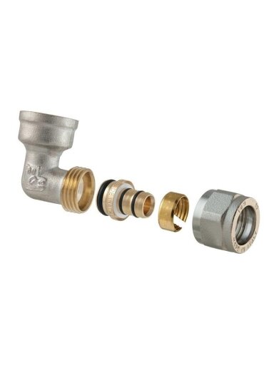 Dviguba išardomoji alkūnė 1470, 20 mm x 3/4", vidin. sriegis