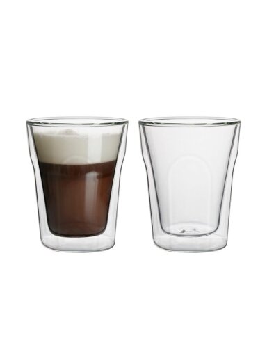 Dvigubo stiklo stiklinės FLORINA 3K6605, 240 ml, 2 vnt.