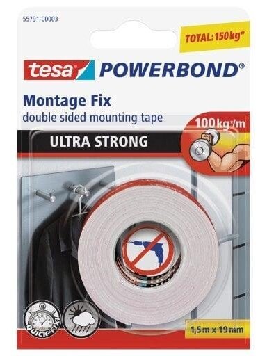 DVIPUSĖ LIPNIOJI JUOSTA „ULTRA STRONG“ (1,5 m X 19 mm)