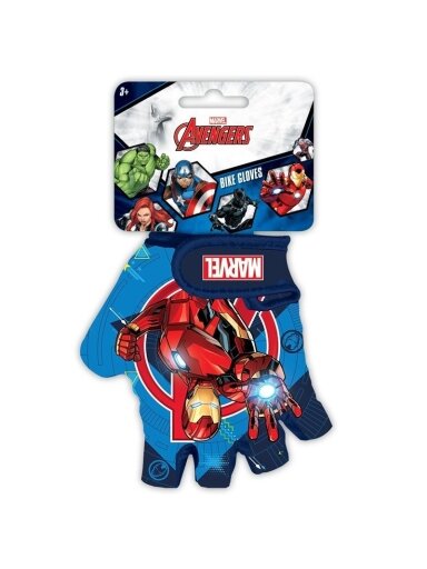 Dviratininko pirštinės vaikams Seven Avengers, S