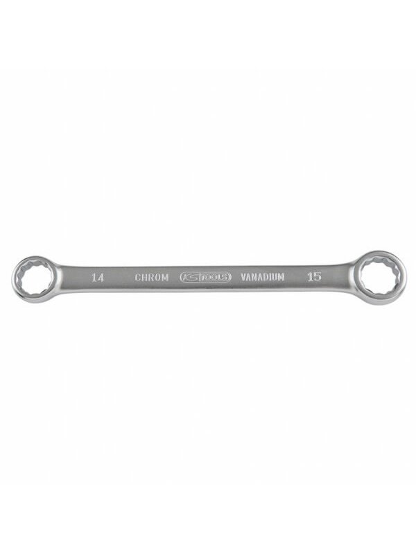 Dvigubas  žiedinis raktas 18x19mm ULTIMATEplus, KS Tools 1