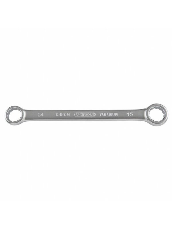 Dvigubas  žiedinis raktas 18x19mm ULTIMATEplus, KS Tools