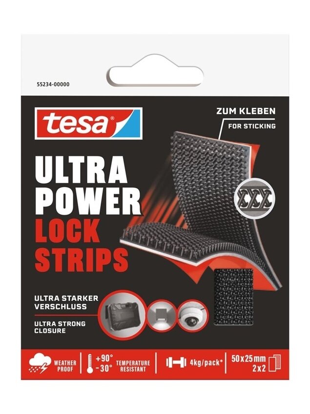 Dvipusė lipni juosta Ultra Power Lock, 0.05 m x 2.5 cm Dvipusė lipni juosta Ultra Power Lock, 0.05 m x 2.5 cm