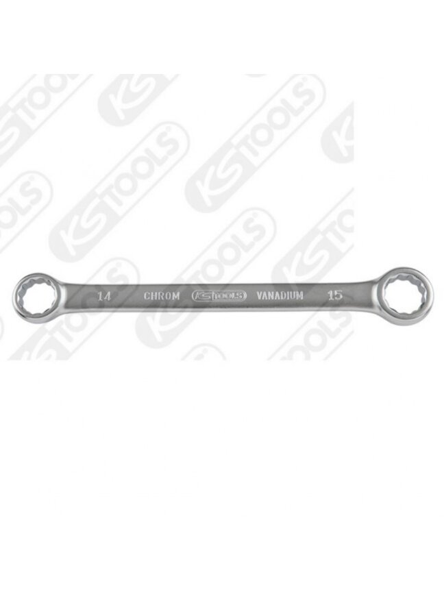 Dvigubas  žiedinis raktas  22x24mm ULTIMATEplus, KS Tools 2