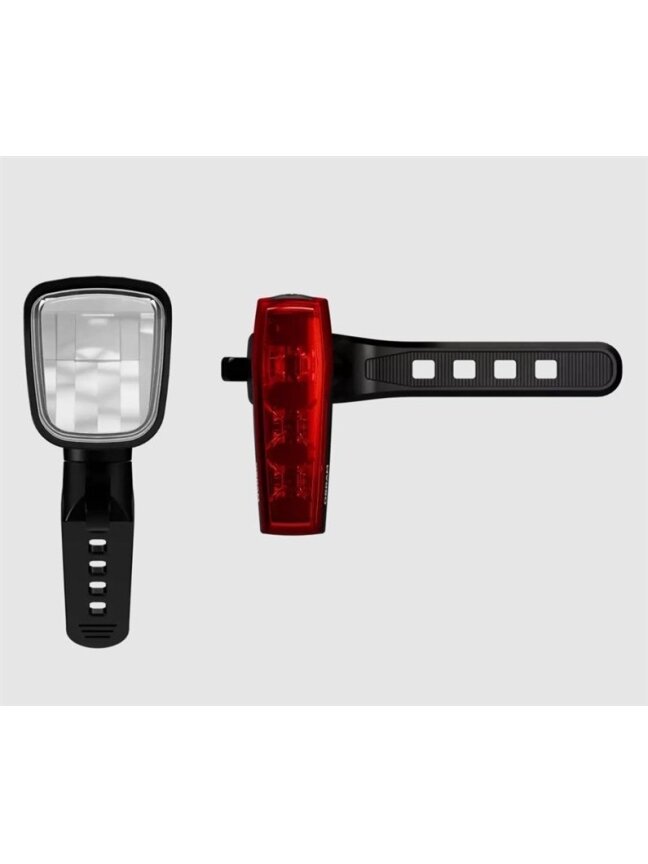 Dviračių žibintų rinkinys Osram LED, plastikas, juoda 1