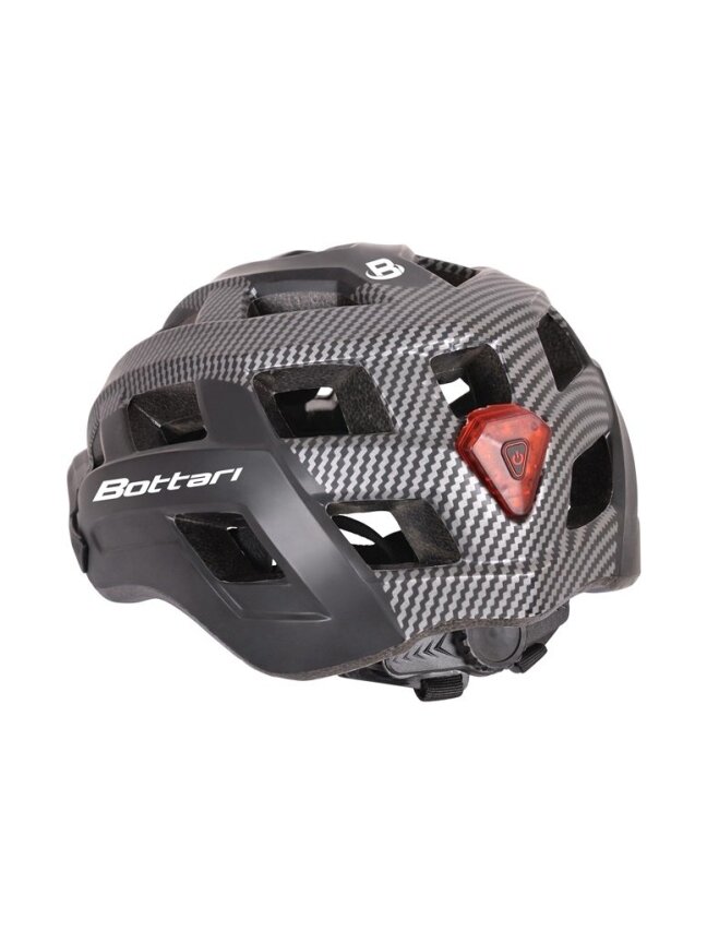 Dviratininkų šalmas Bottari 94004GB, juodas/pilkas, L/XL Dviratininkų šalmas Bottari 94004GB, juodas/pilkas, L/XL