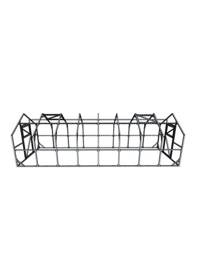 Dvišlaitis šiltnamis 2655x7525 6 mm 2 Dvišlaitis šiltnamis 2655x7525 6 mm 2