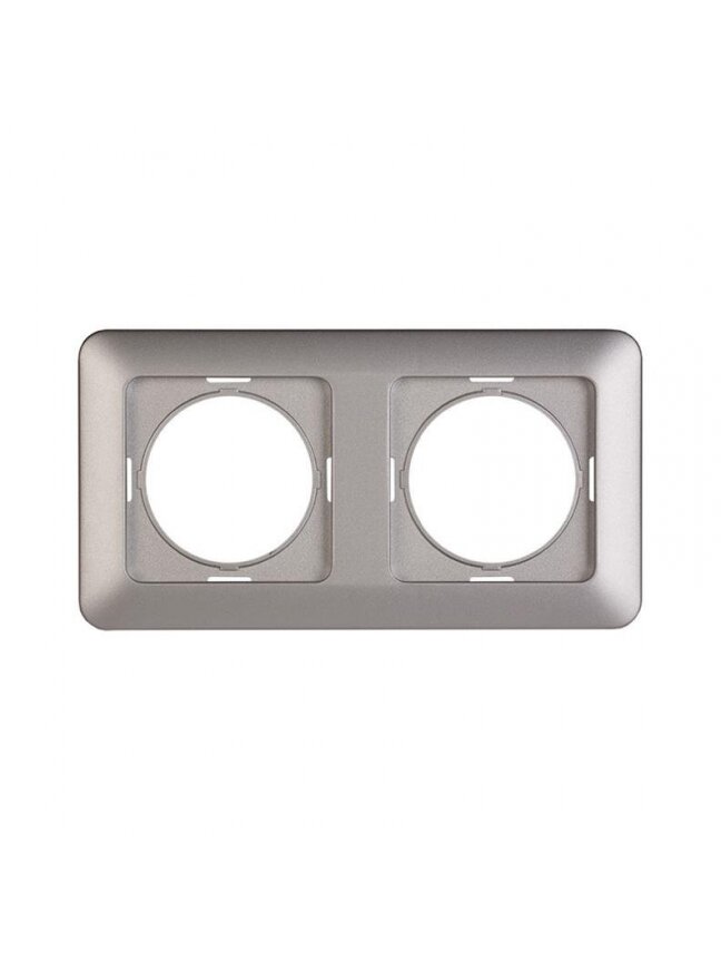 Dvivietis rėmelis VILMA SL250, metalo spalvos Dvivietis rėmelis VILMA SL250, metalo spalvos