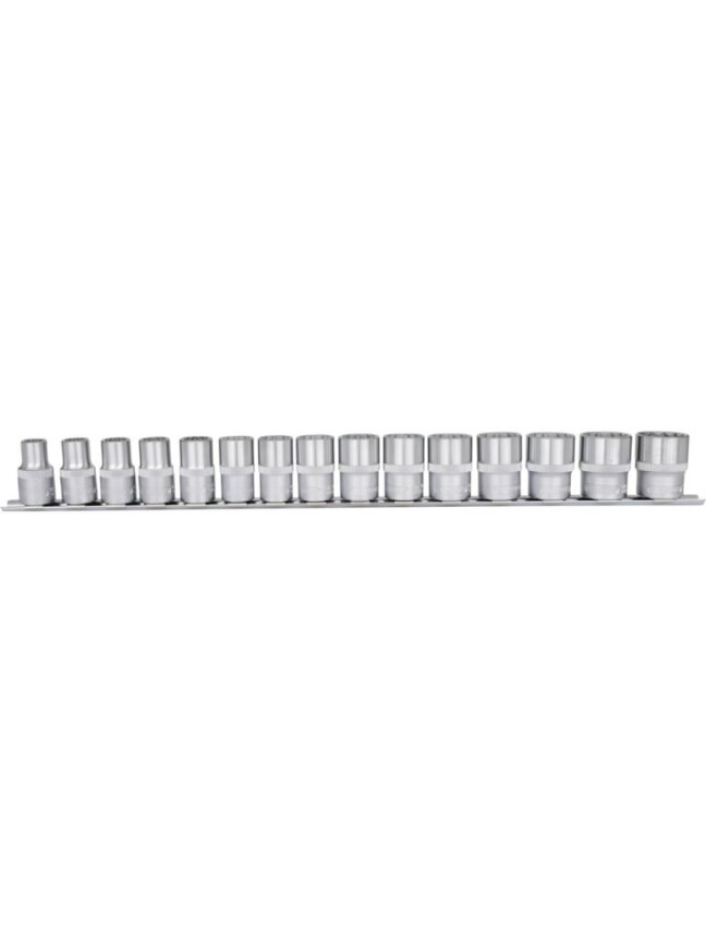 Dvylikakampių galvučių komplektas 1/2" 10-24mm 15pcs, KS Tools 1 Dvylikakampių galvučių komplektas 1/2" 10-24mm 15pcs, KS Tools 1