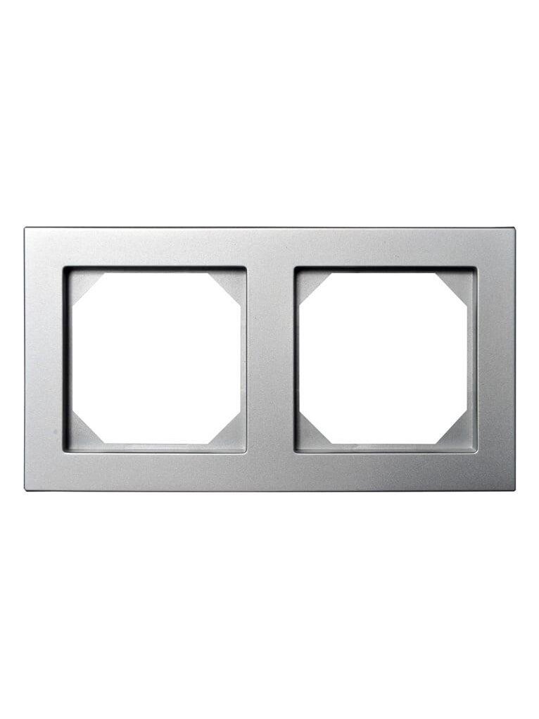 Dvivietis rėmelis LIREGUS EPSILON, metalo spalvos